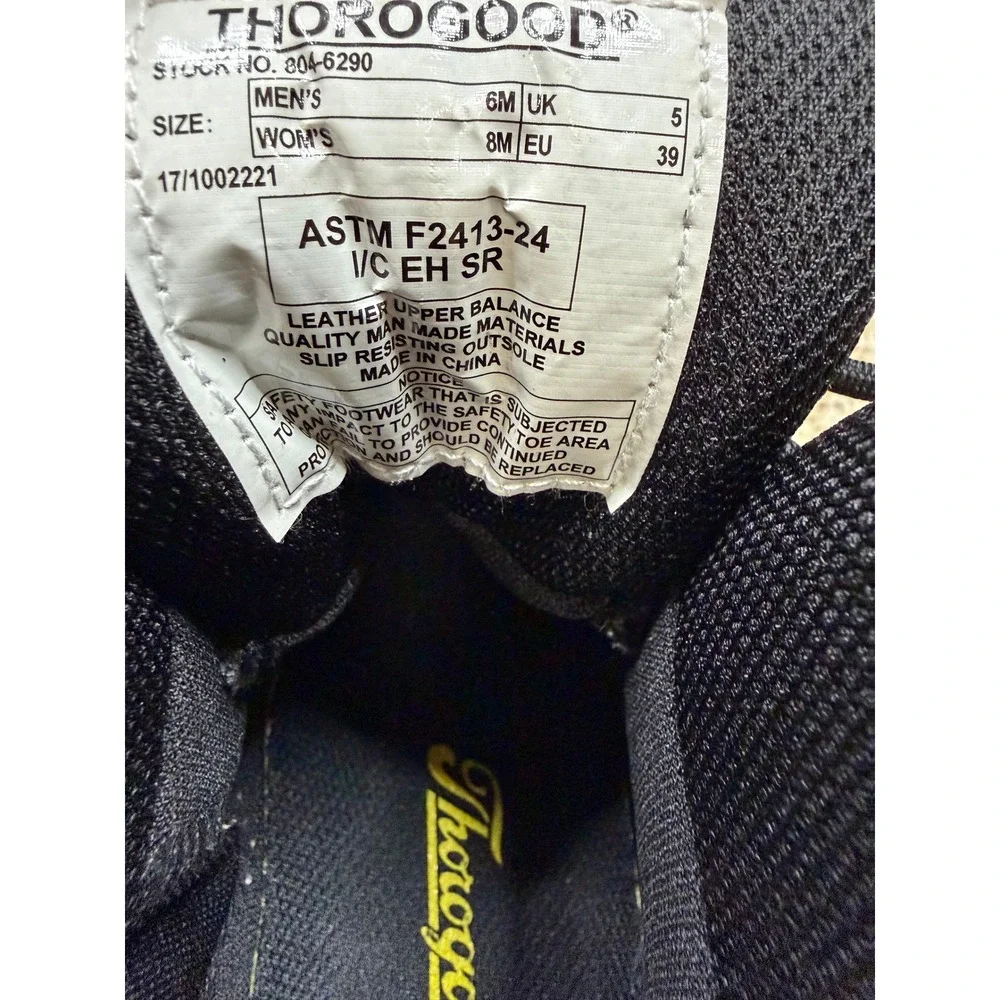 Thorogood Gen-flex2‎ Tactical Boots Men's Black Composite Toe Side Zip 6M